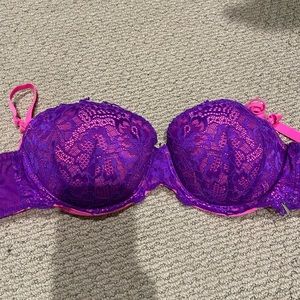 Purple lace Victoria’s Secret PINK bra